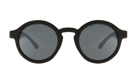 Lunette de soleil ronde noire, monture ronde de Charly Therapy