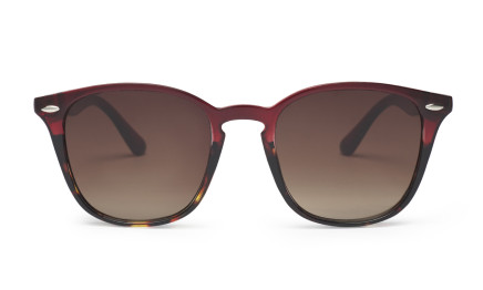 Lunettes de soleil bordeaux pour homme et femme de Charly Therapy