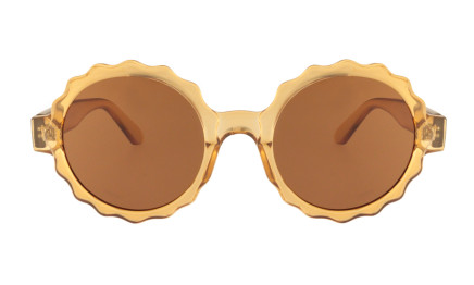 Emma amber - Women's Round Sunglasses | Charly Therapy