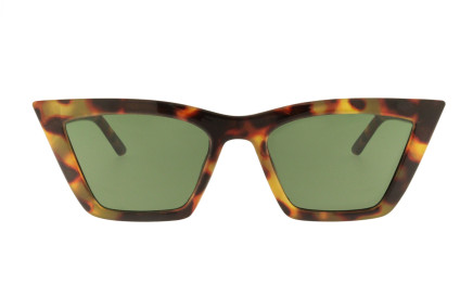 Farrah militaire -  Lunettes de soleil oeil de chat de petite taille | Charly Therapy