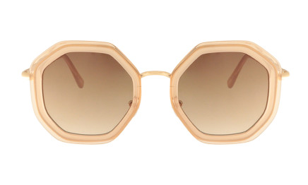 Hanna pink - Small Octagonal Sunglasses | Charly Therapy