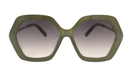 Iman green -  Big hexagonal sunglasses  | Charly Therapy