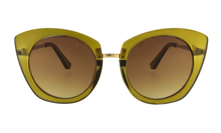 Julieta, Lunette de soleil oversize miel - CHARLY THERAPY