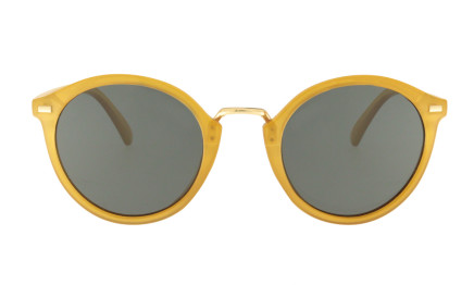 Noa camel - Gafas de sol circulares unisex  | Charly Therapy