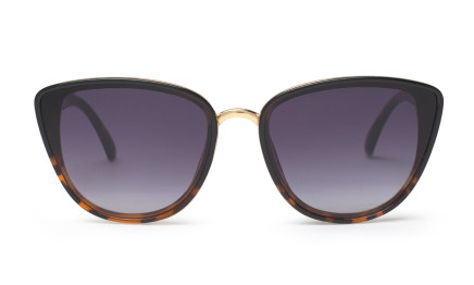 Sofia, oversized black/tortoise sunglasses - CHARLY THERAPY