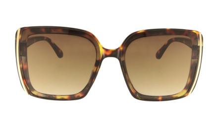 Vivienne tortoise - Women's oversized sunglasses | Charly Therapy