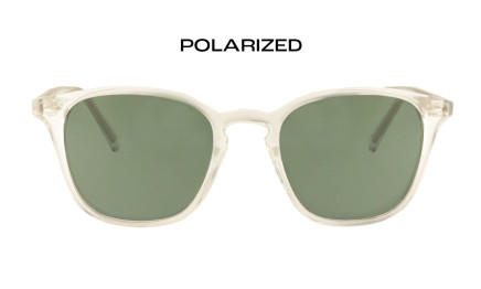 Squared polarized transparent sunglasses  Charly Therapy