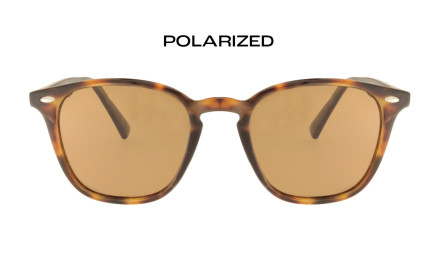 Squared polarized sunglasses  in tortoise Charly Therapy