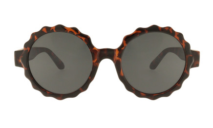 Emma noir - Lunettes de soleil rondes pour femme | Charly Therapy